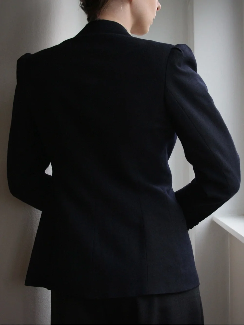 1930's Indigo Wool Tailored Blazer Jacket - Picture 6 of 8